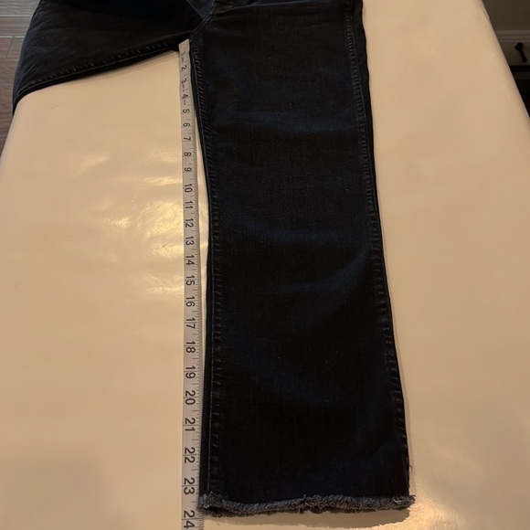 7 For All Mankind Cropped High Waist Vintage Straight Size 25 - Picture 6 of 16